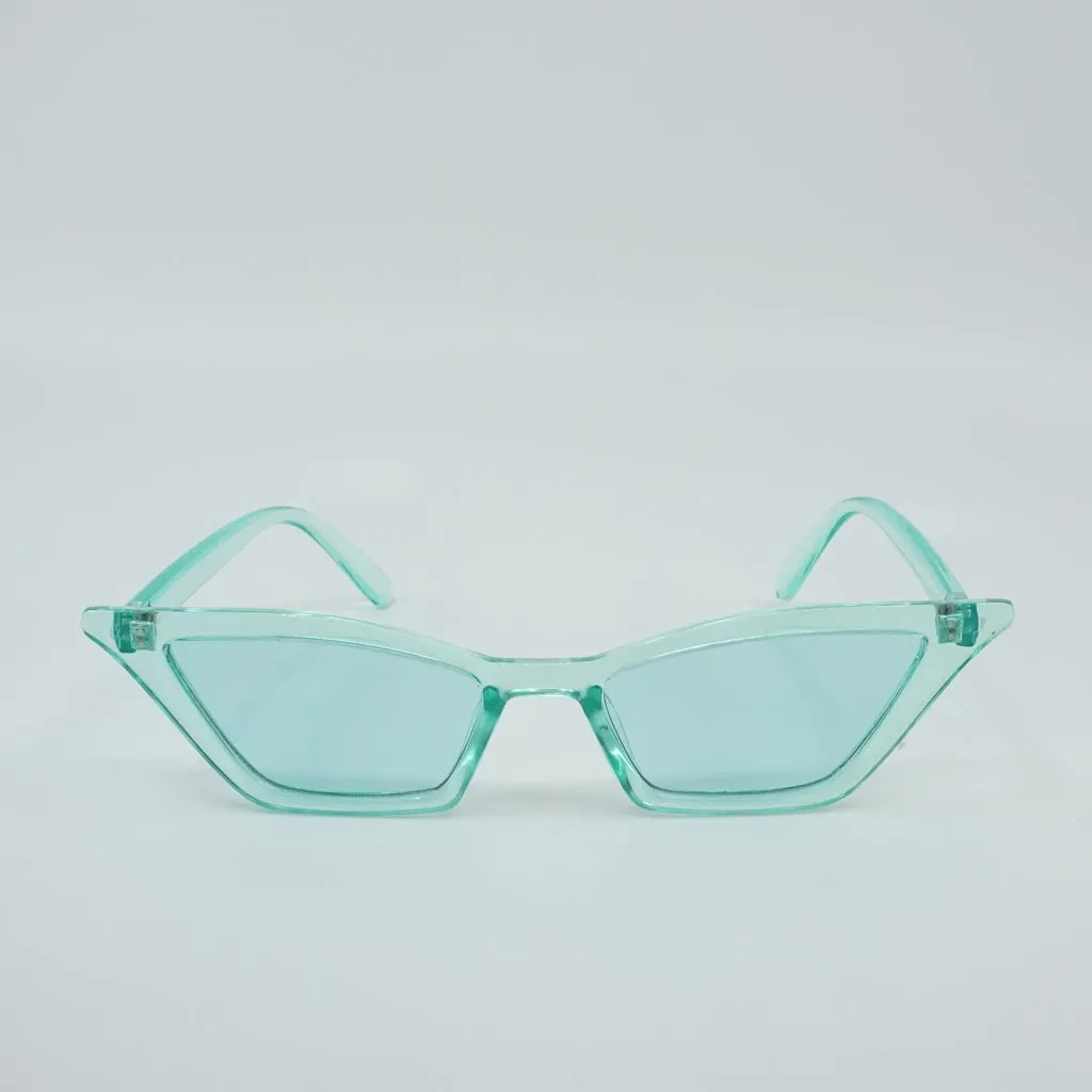 Charlize Slim Color Pop Cat Eye Sunglasses