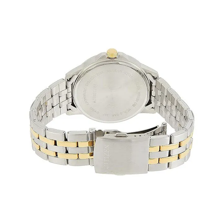 Citizen Men's Silver Dial Multicolor Stainless Steel Band Analog Quartz Sports Watch - BF2018-52A