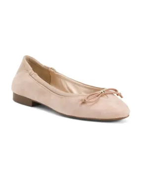 COLE HAAN Suede Keira Ballet Flats
