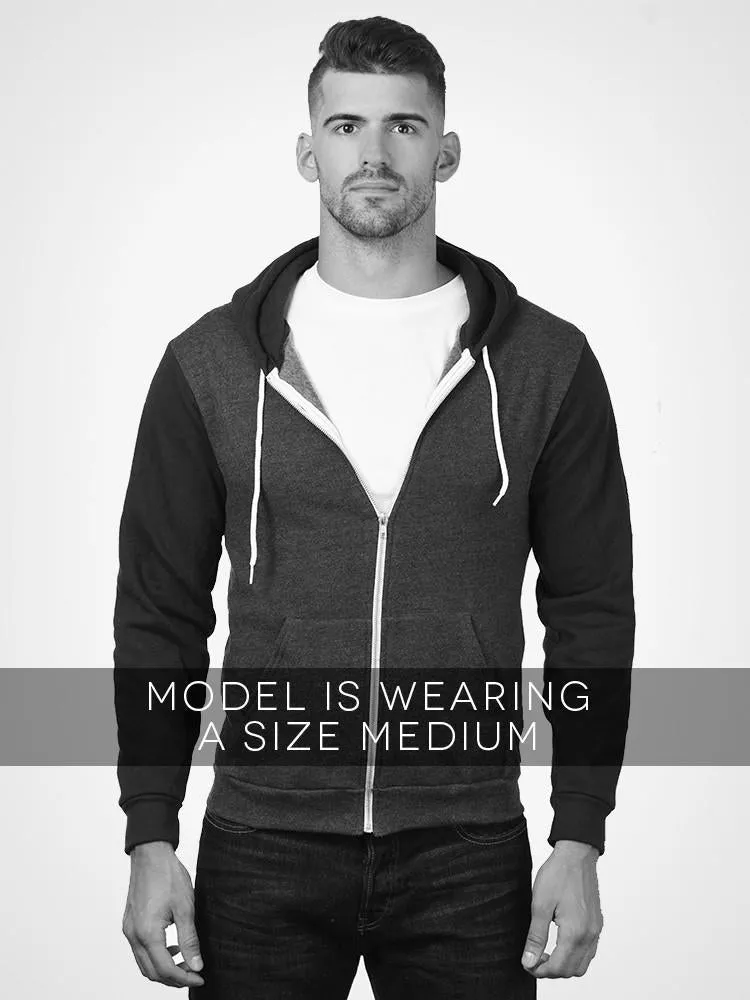 Color Block Zip Hoodie