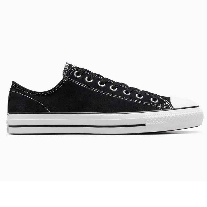 Converse Chuck Taylor All Star Pro Suede Skateboard Shoe - Black/Black/White