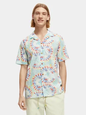 Cotton voile printed shirt