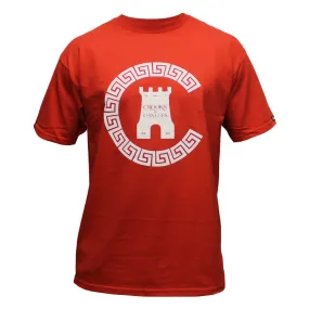 Crooks & Castles Greco Chain C T-shirt True Red