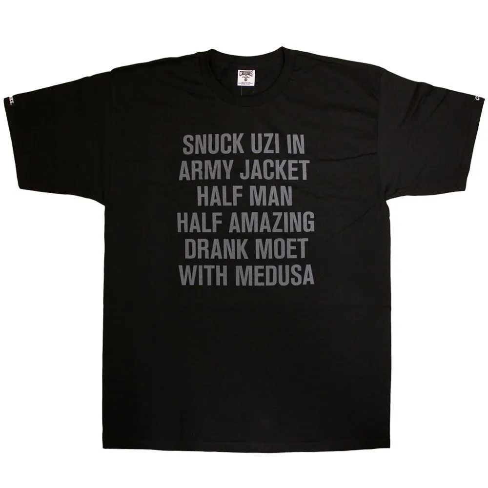 Crooks & Castles Versus T-Shirt Black