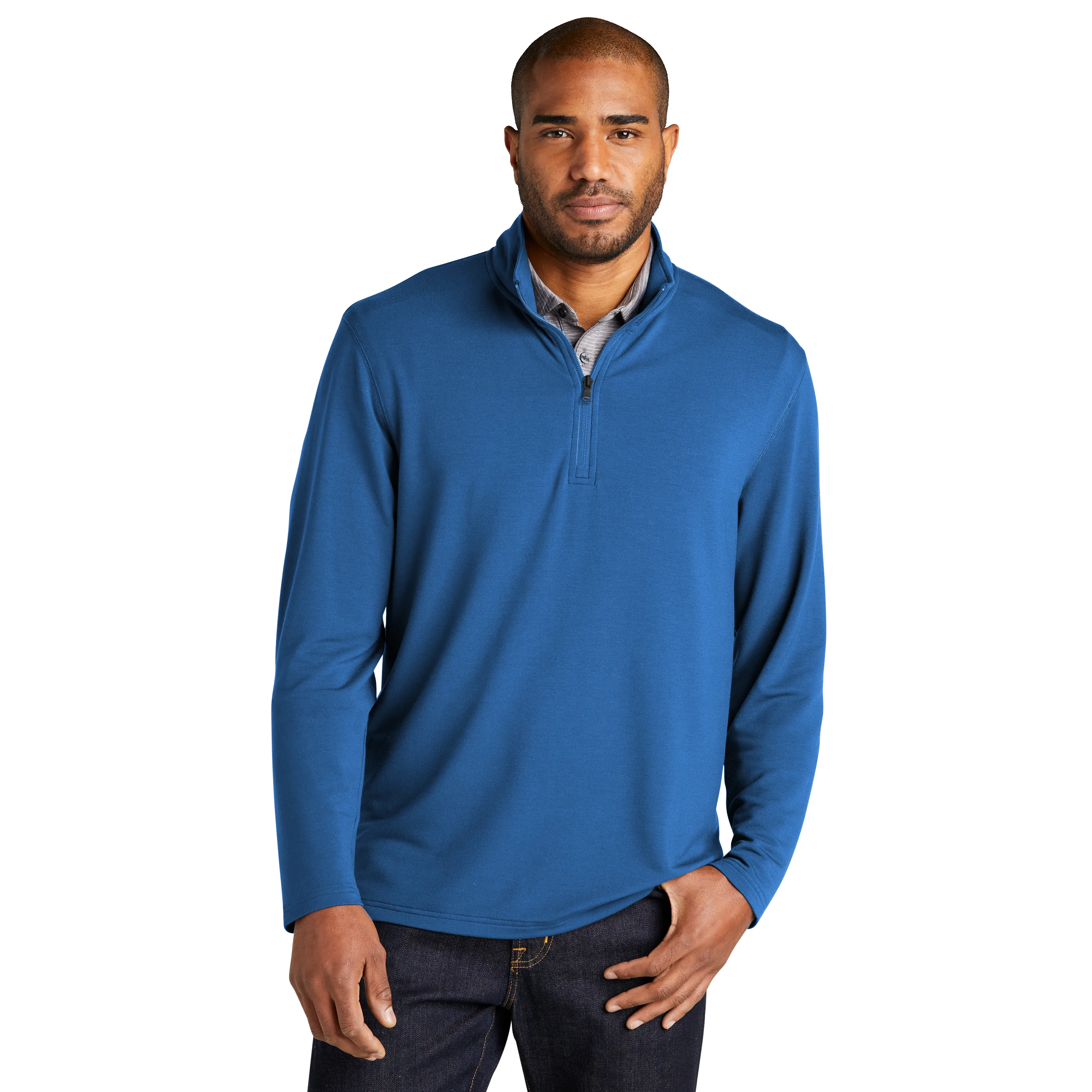 D2211 Mens Microterry 1/4 Zip Pullover