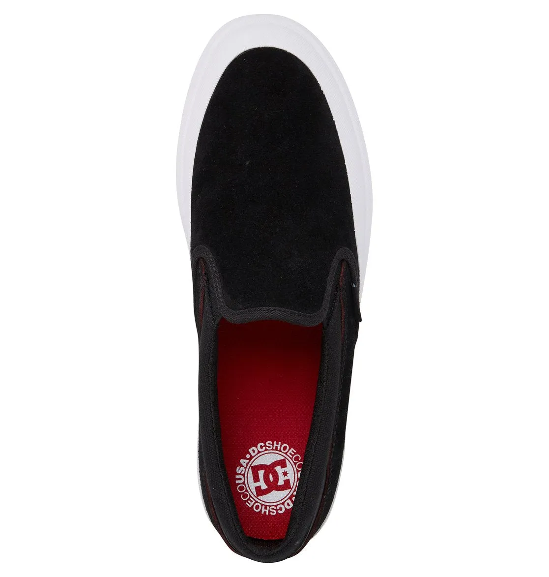 DC Infinite Slip S Skateboard Shoe - Black/White