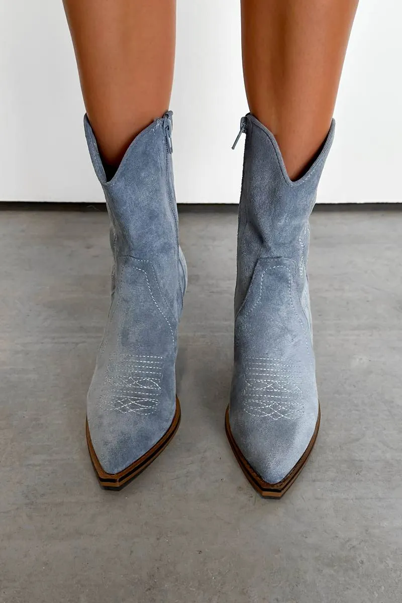 DENVER Western Cowboy Boots - Blue