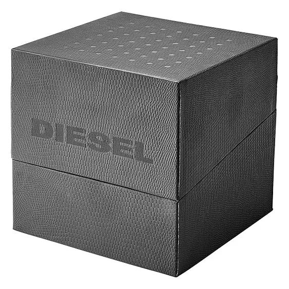 Diesel Men's Black Dial Gray Nylon Band Digital Sports Quartz Watch - DZ1894