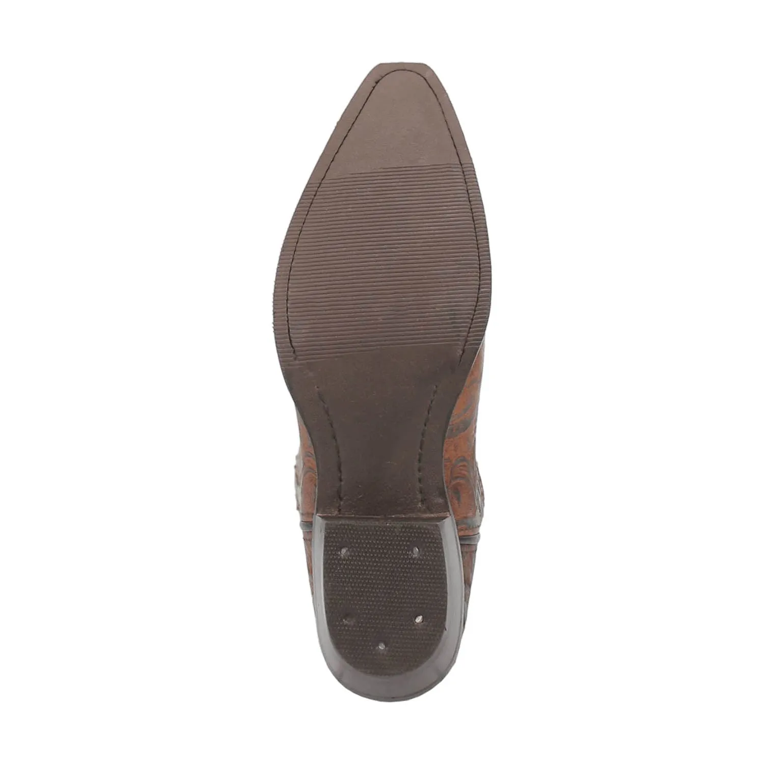 Dingo Womens Bellona Brown Leather Cowboy Boots 6.5 M