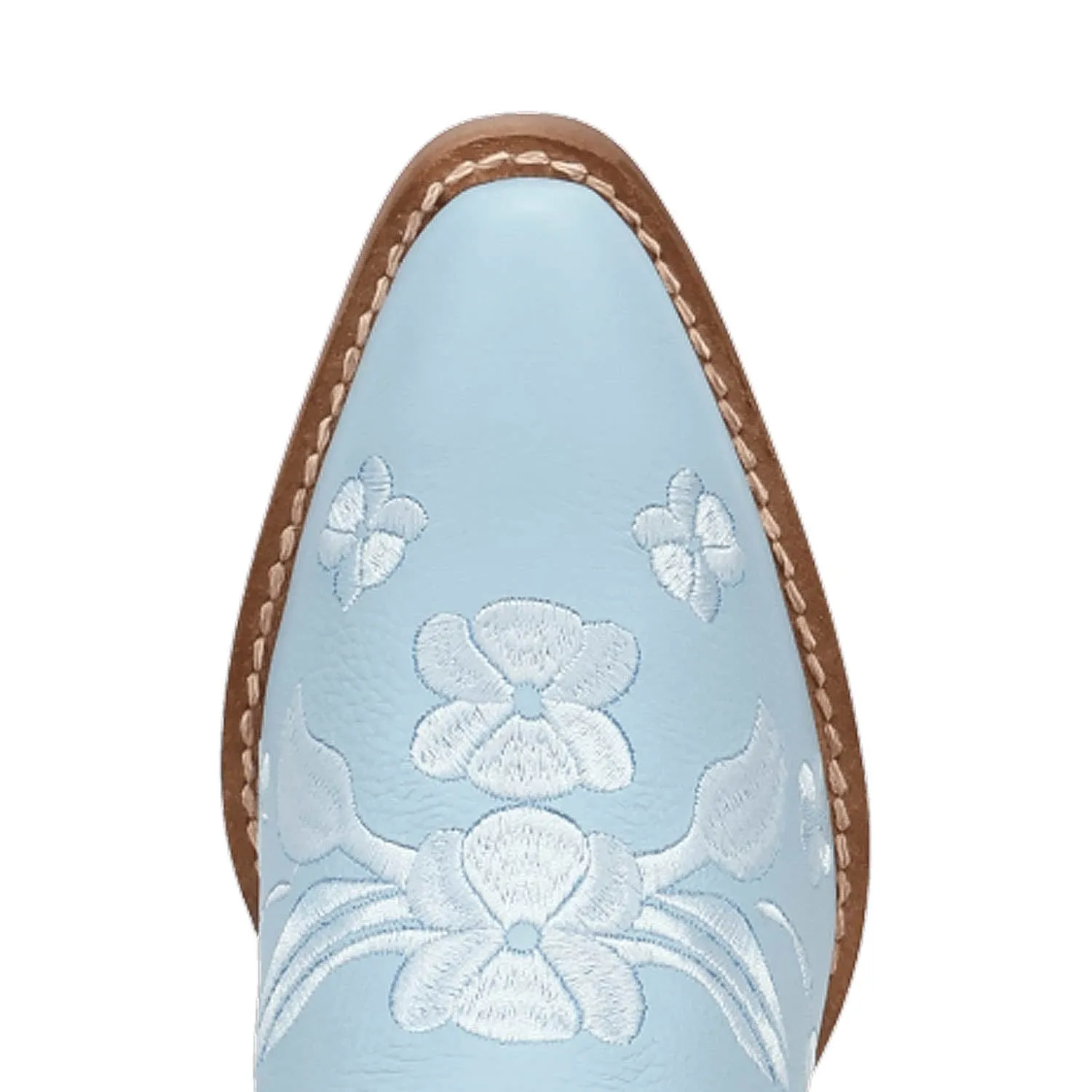 Dingo Womens Love Bug Blue Leather Cowboy Boots