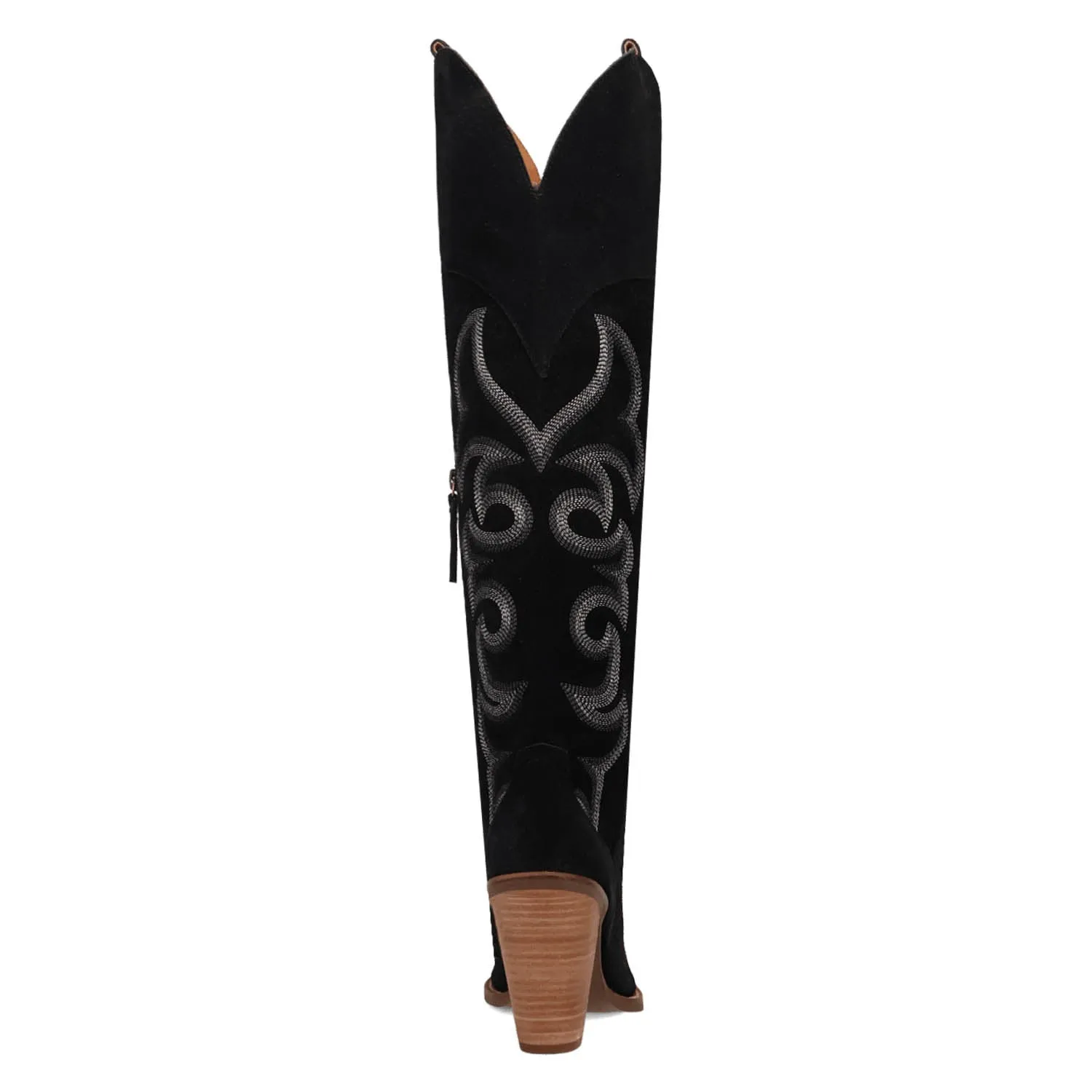 Dingo Womens Primadonna Black Suede Cowboy Boots