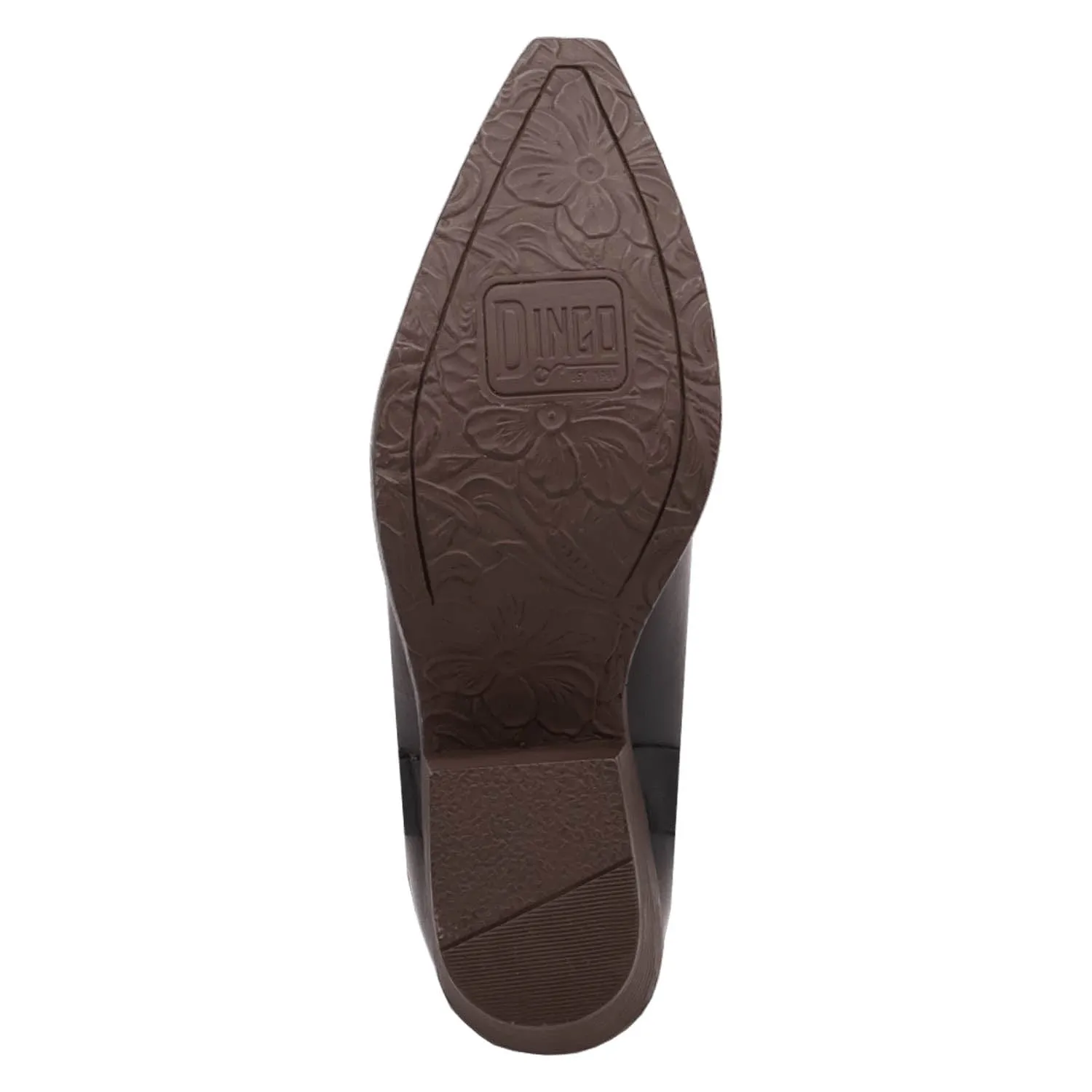 Dingo Womens Ride A Way Brown Leather Harness Cowboy Boots
