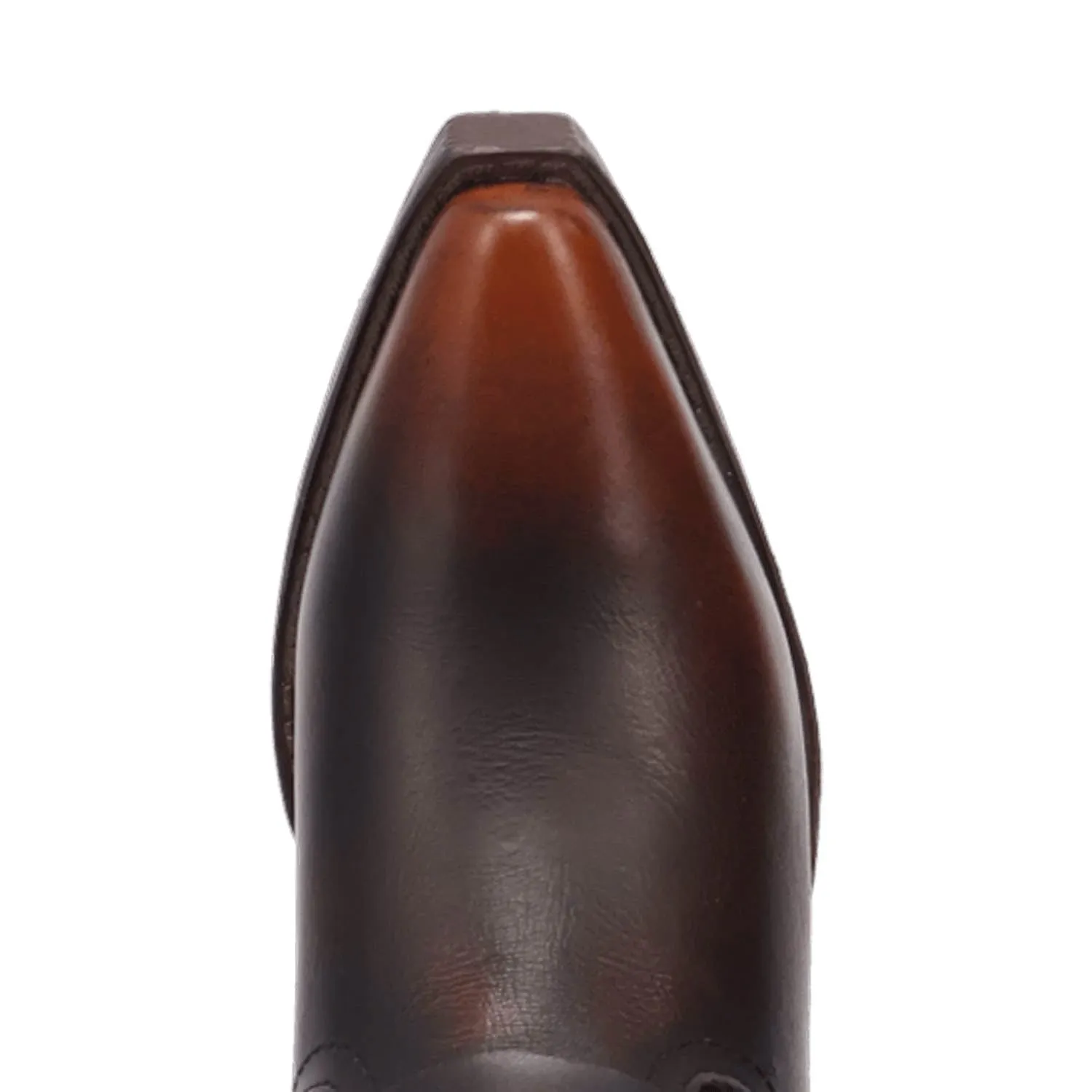 Dingo Womens Ride A Way Brown Leather Harness Cowboy Boots