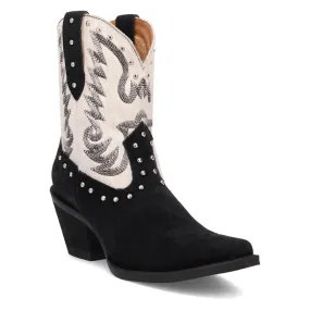 Dingo Womens Rodeo Queen Black Suede Cowboy Boots