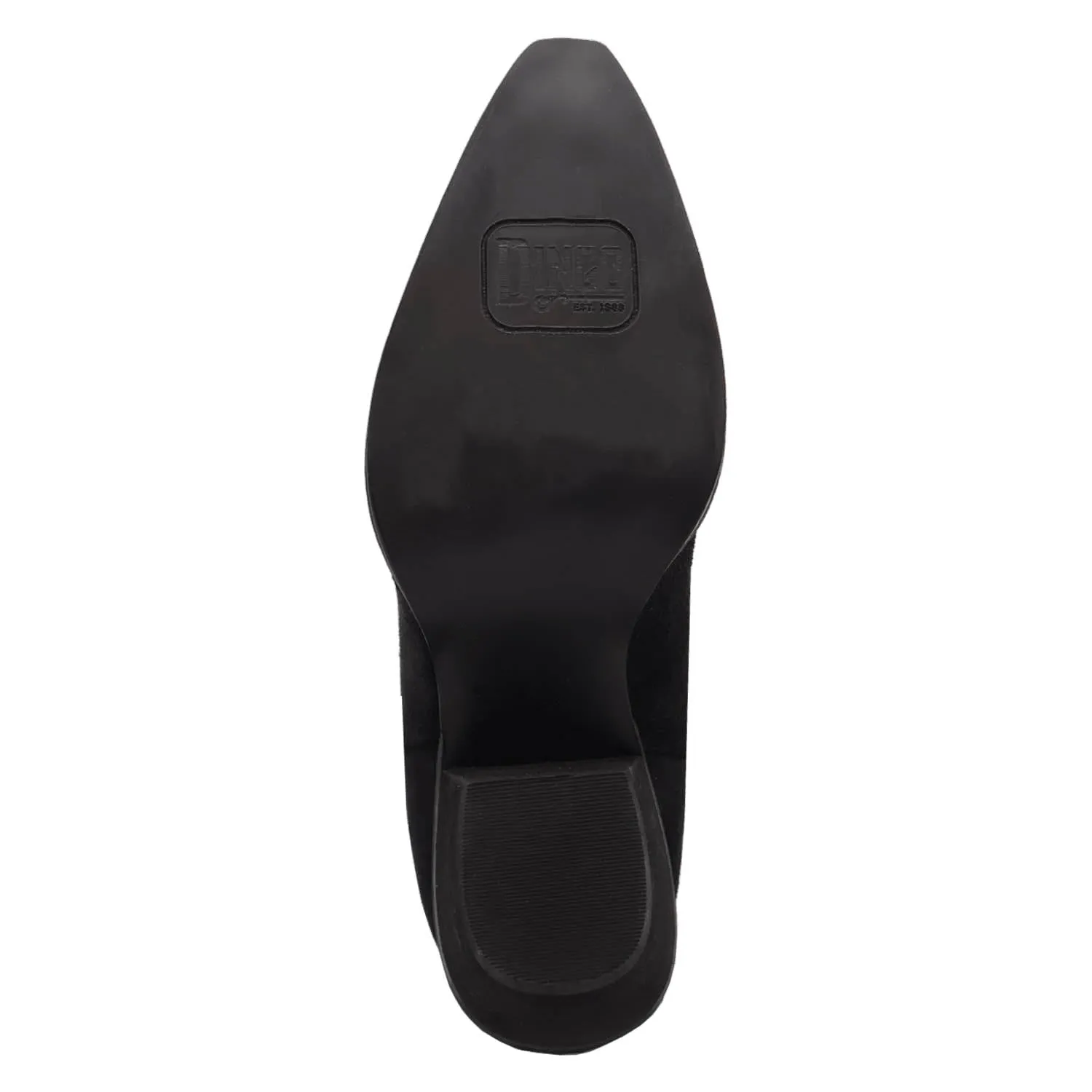 Dingo Womens Rodeo Queen Black Suede Cowboy Boots
