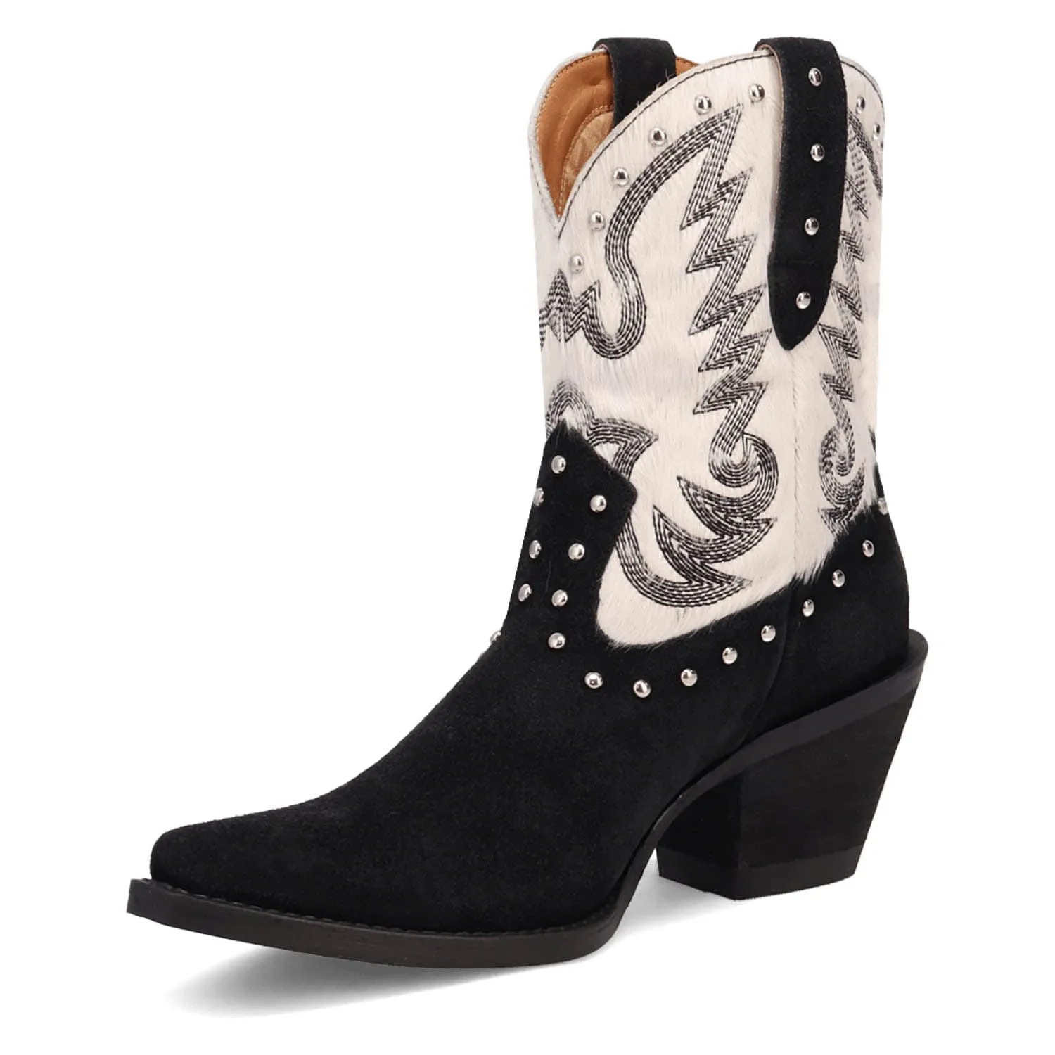 Dingo Womens Rodeo Queen Black Suede Cowboy Boots