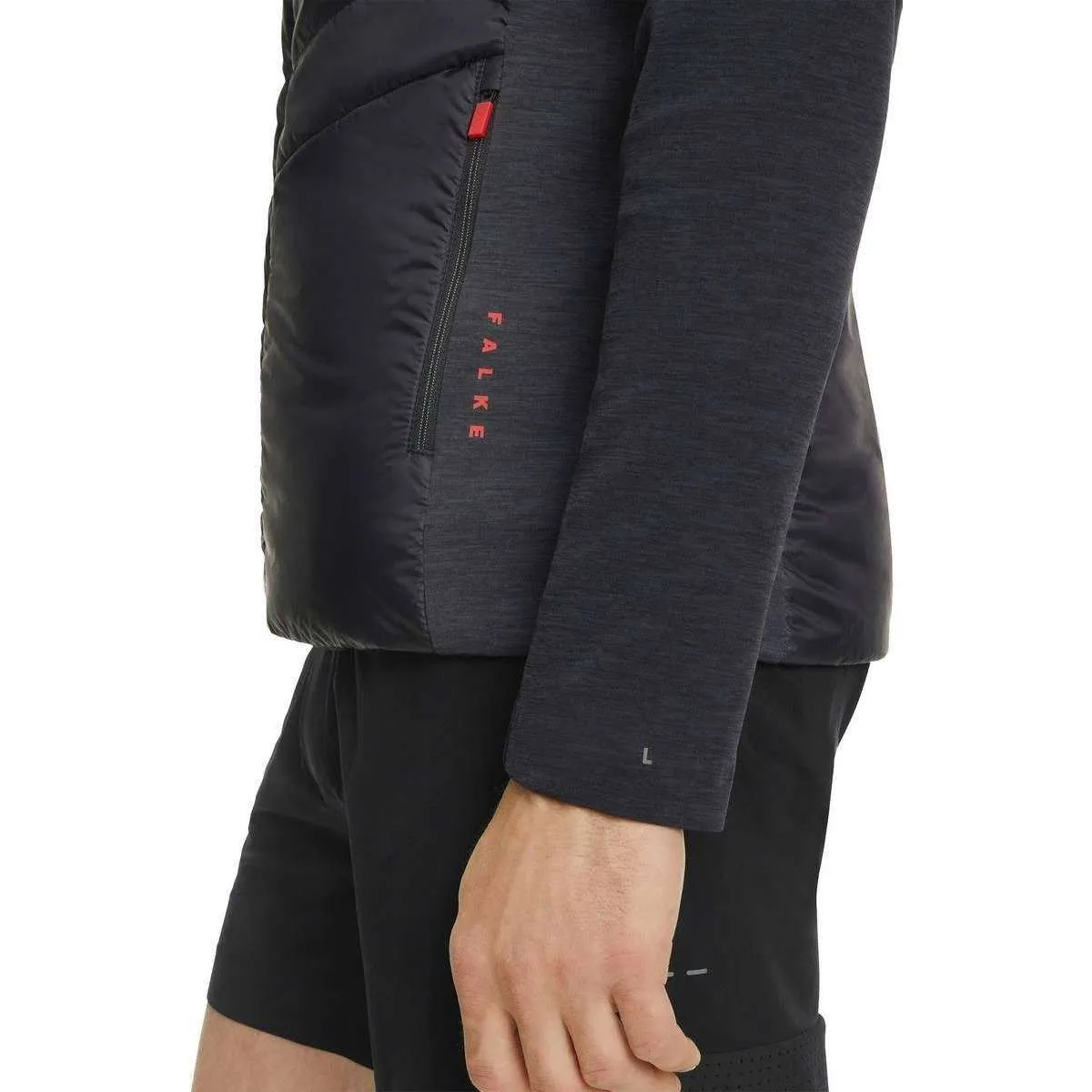 Falke Performance Core Half Zip Warm Up Shirt - Black