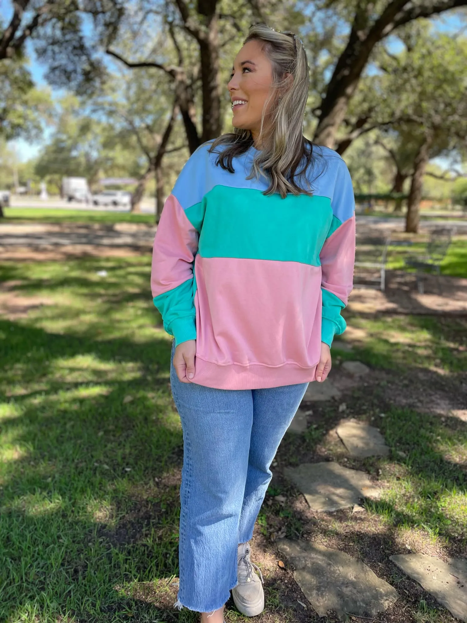 Finnley Colorblock Pullover (multiple color options)