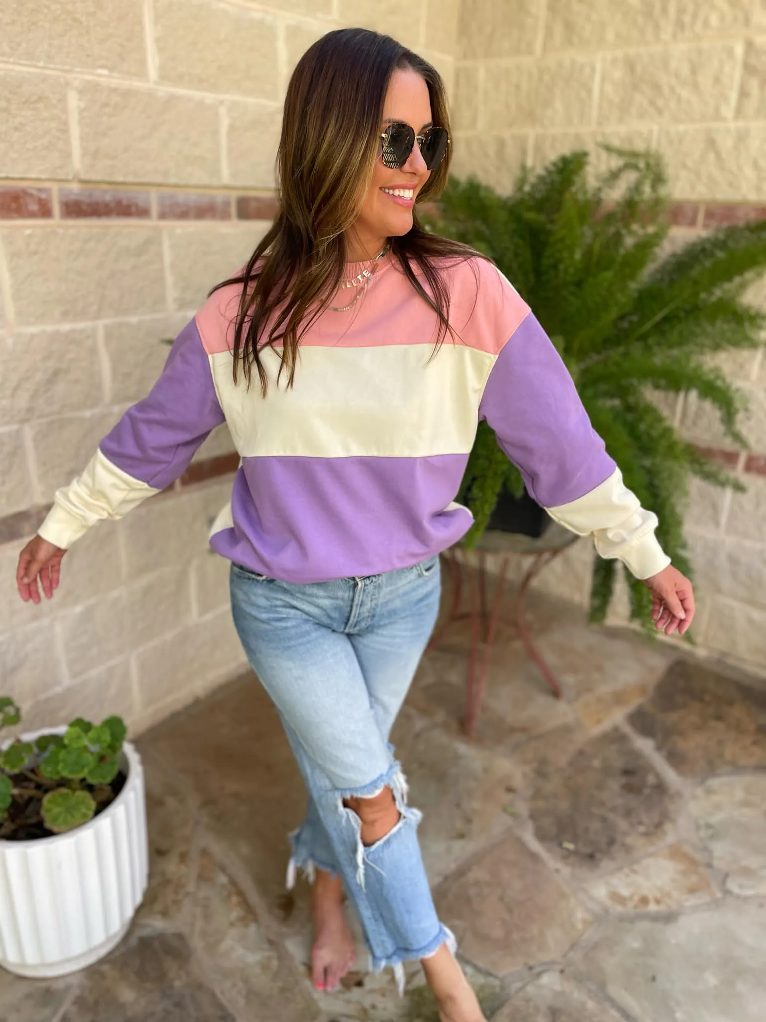 Finnley Colorblock Pullover (multiple color options)