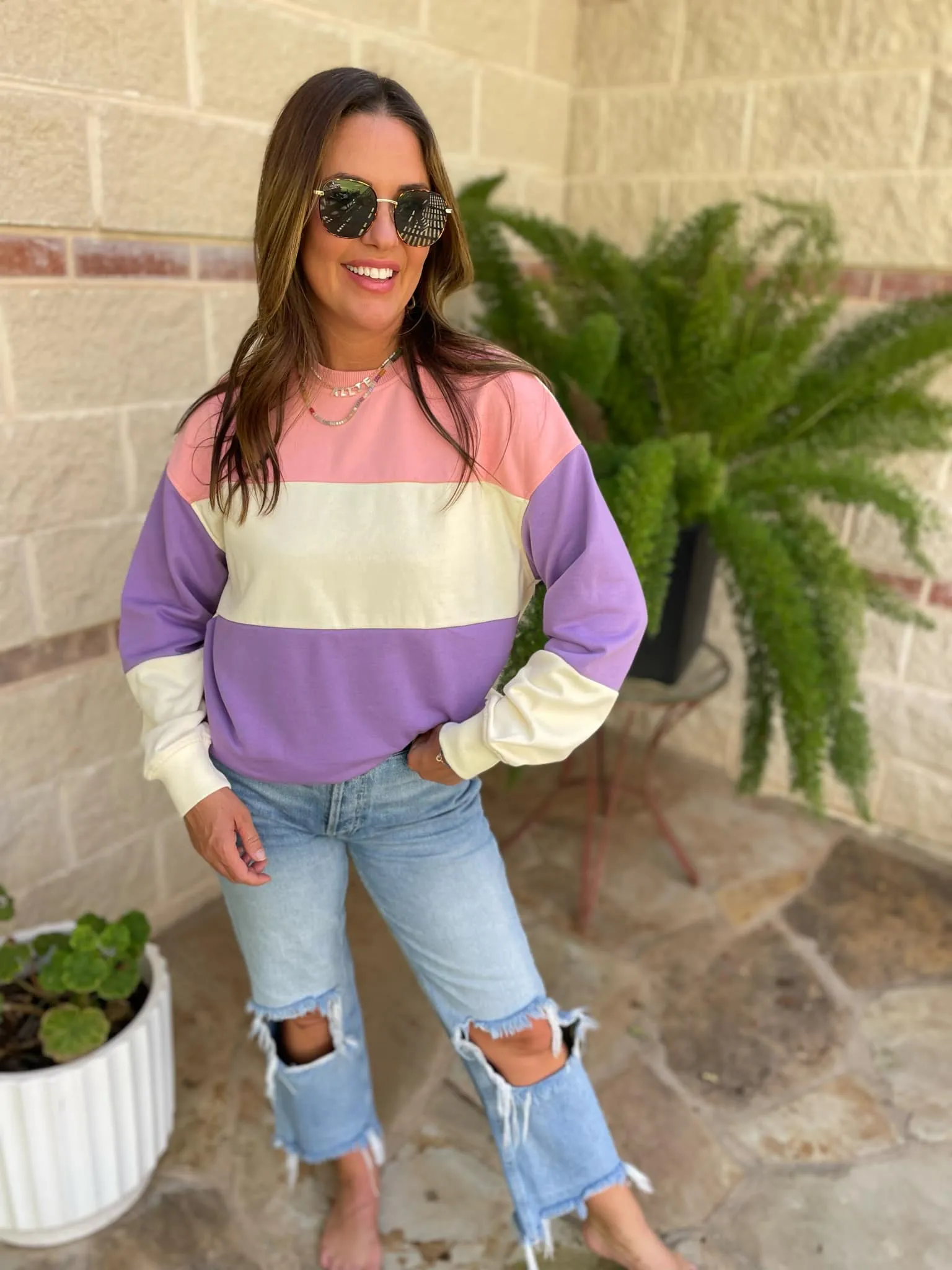 Finnley Colorblock Pullover (multiple color options)