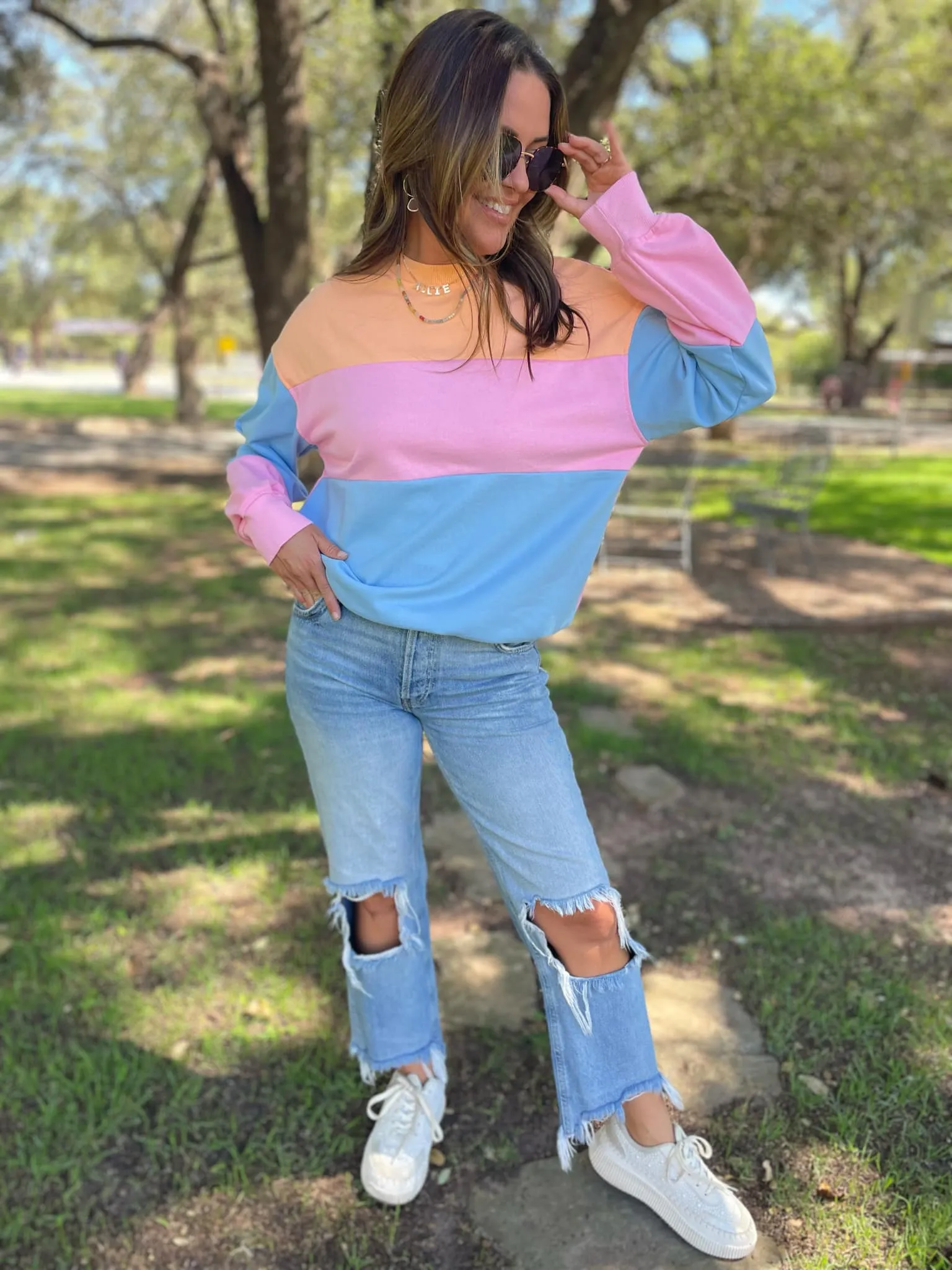 Finnley Colorblock Pullover (multiple color options)