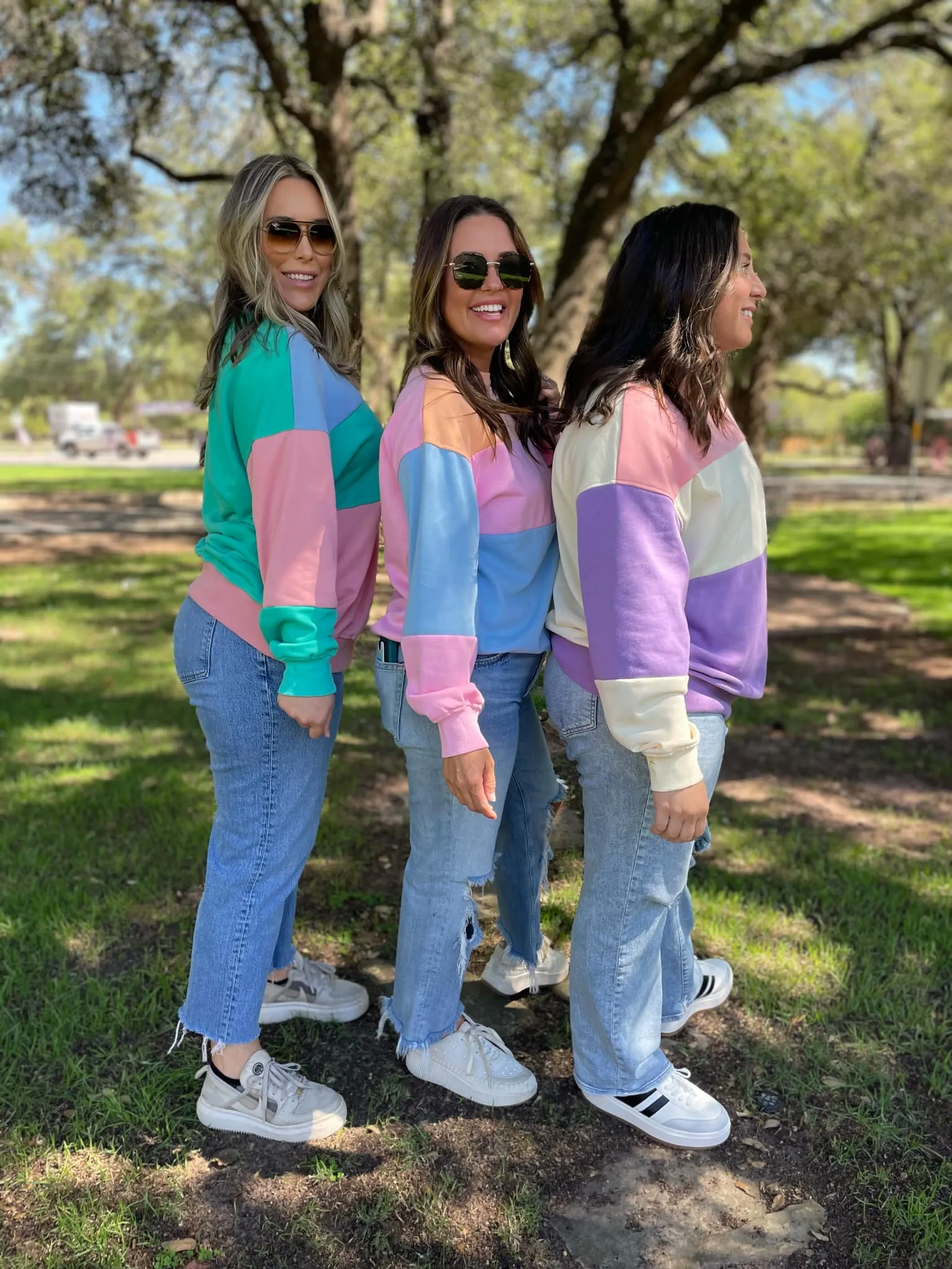 Finnley Colorblock Pullover (multiple color options)