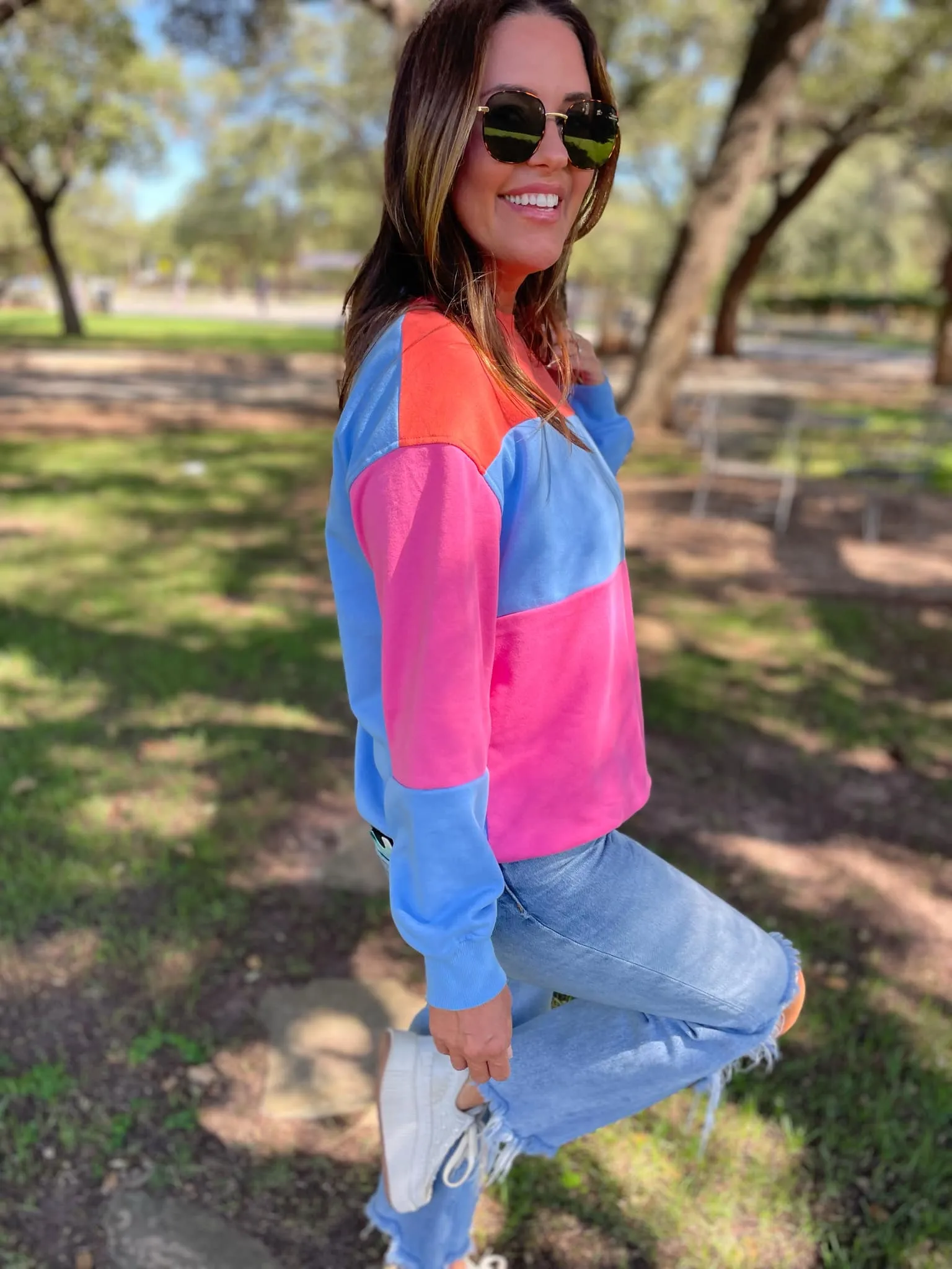 Finnley Colorblock Pullover (multiple color options)