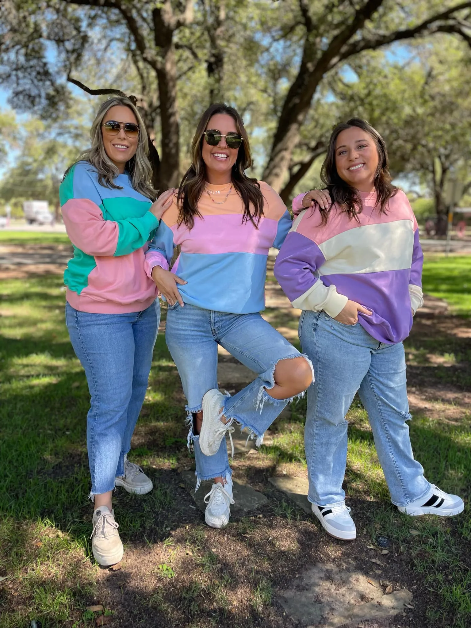 Finnley Colorblock Pullover (multiple color options)