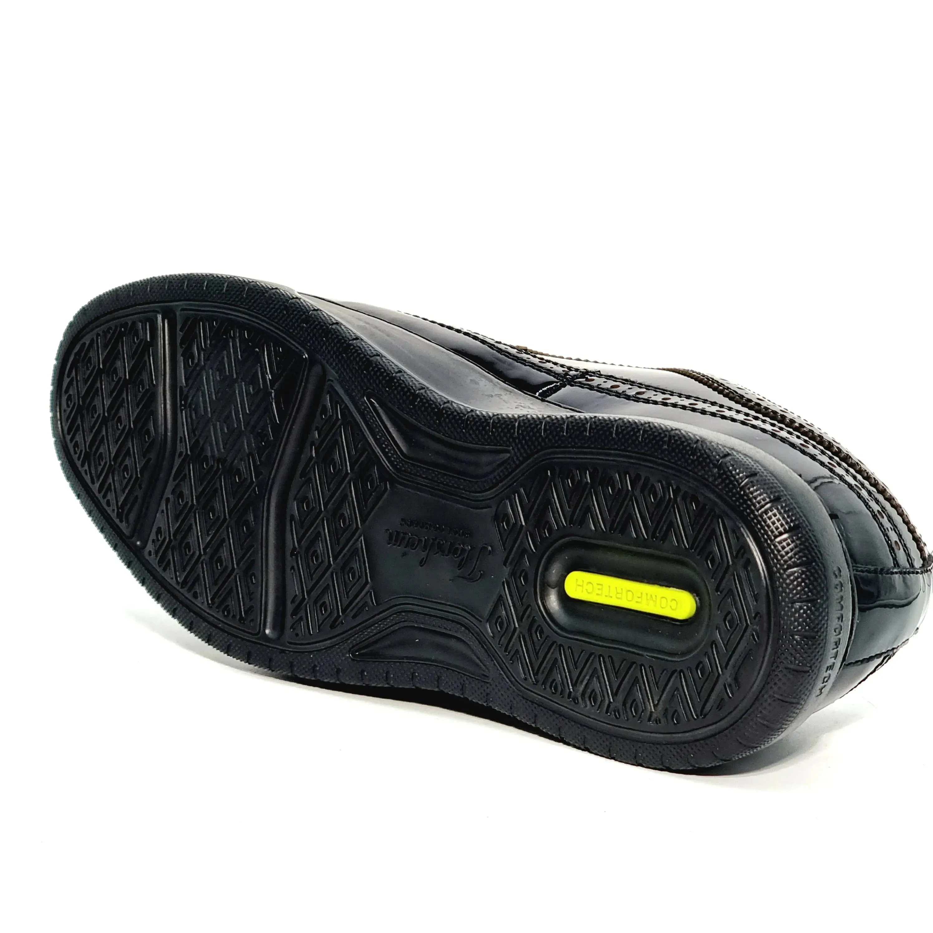 FLORSHEIM PREMIER WING BLACK PATENT