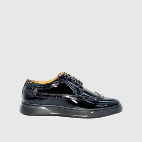 FLORSHEIM PREMIER WING BLACK PATENT