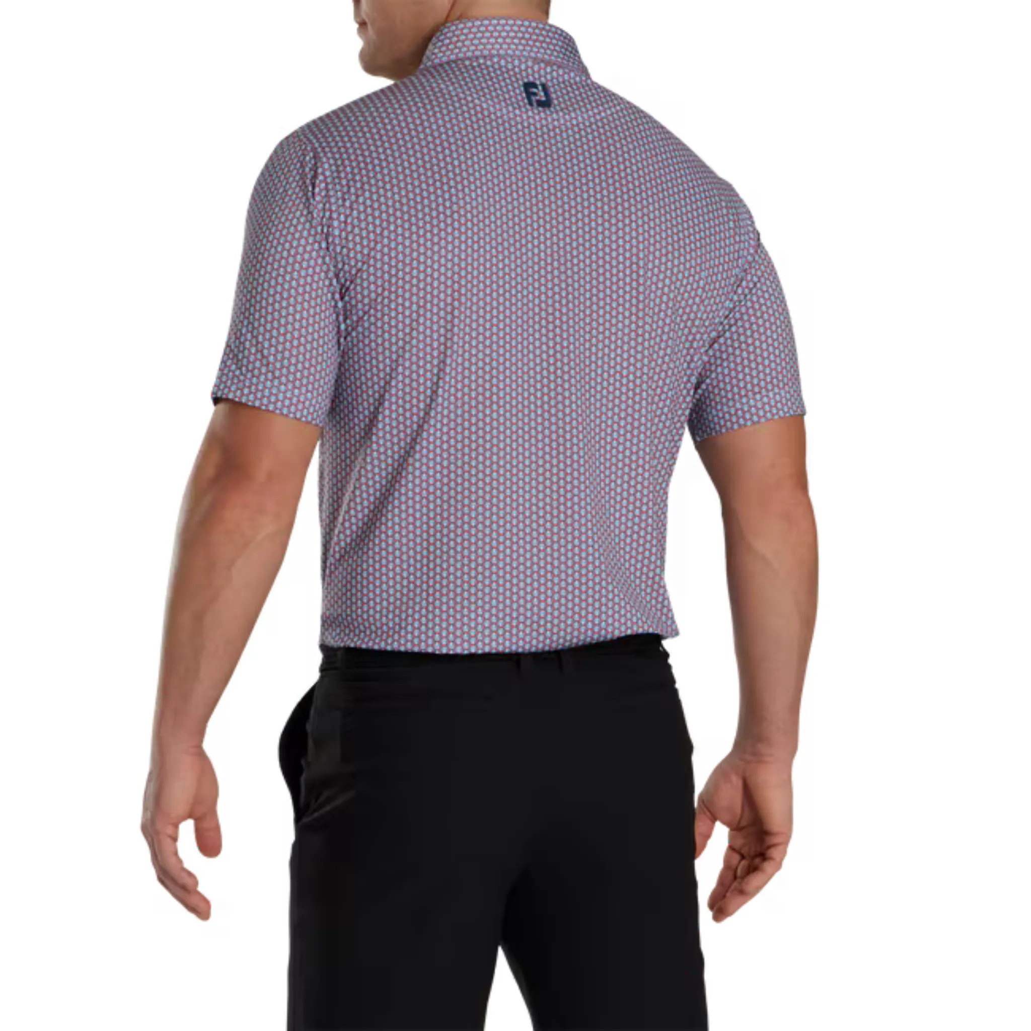 FootJoy Scallop Shell Foulard Lisle Mens Polo