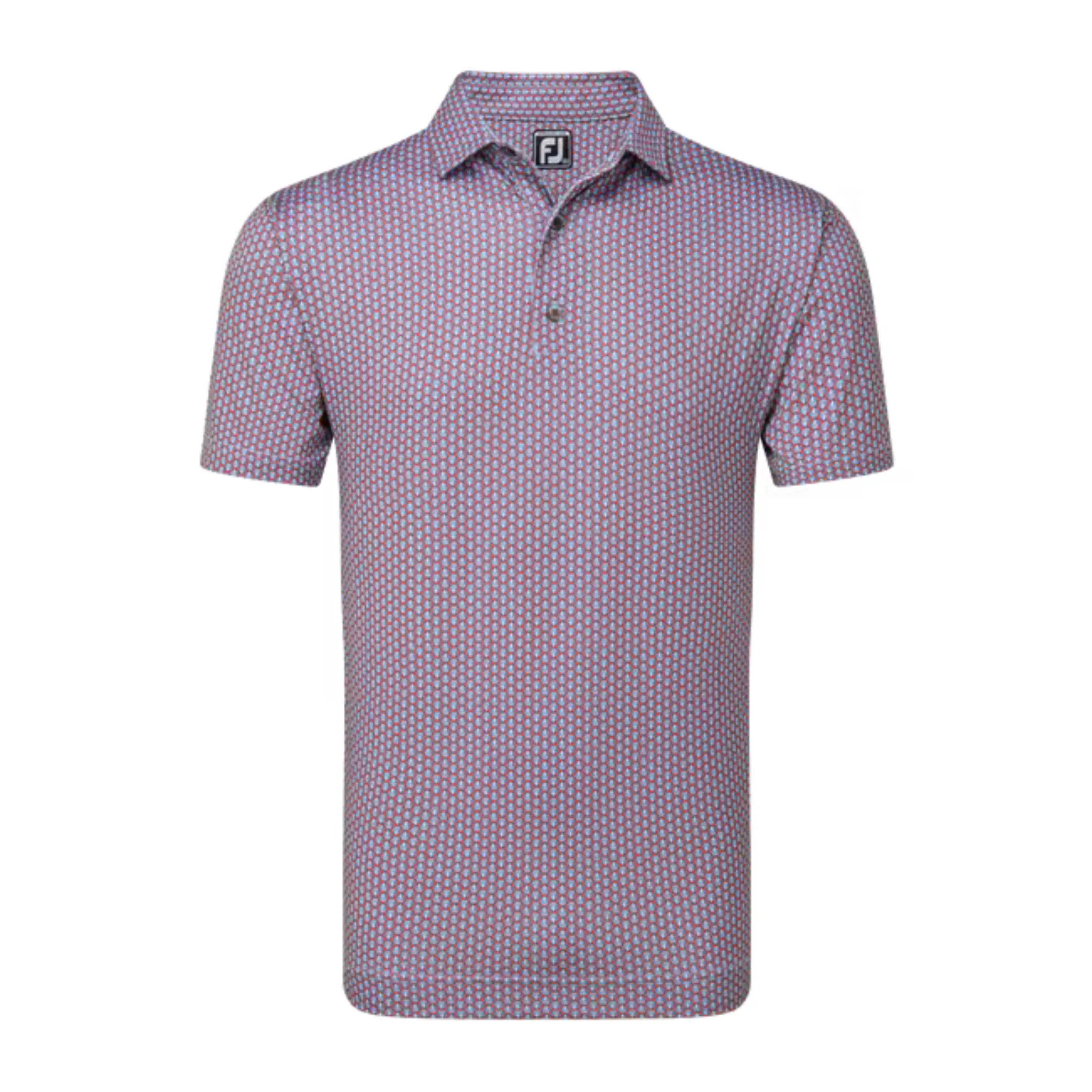 FootJoy Scallop Shell Foulard Lisle Mens Polo