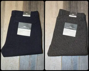 FYNCH-HATTON REGULAR FIT WOOL LOOK CHINOS