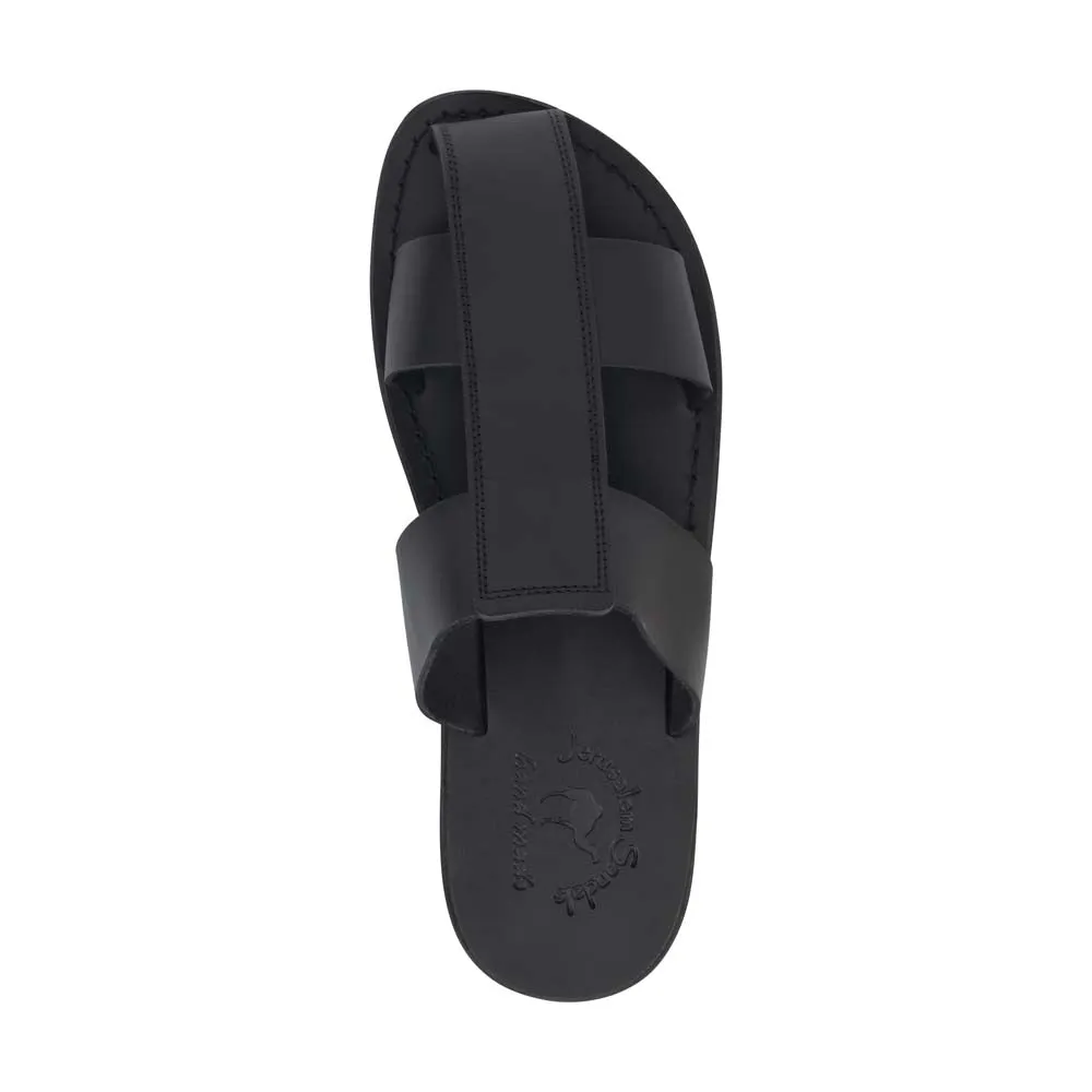 Genesis - Leather Closed Toe Sandal | Black