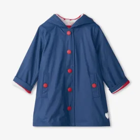 HATLEY Splash Rain Jacket | Navy & Red Size 3
