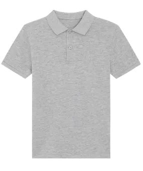 Heather Grey - Mini sprinter kids polo (STPK908)
