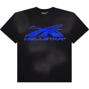 HELLSTAR GEL SPORT LOGO T-SHIRT ROYAL BLUE/BLACK