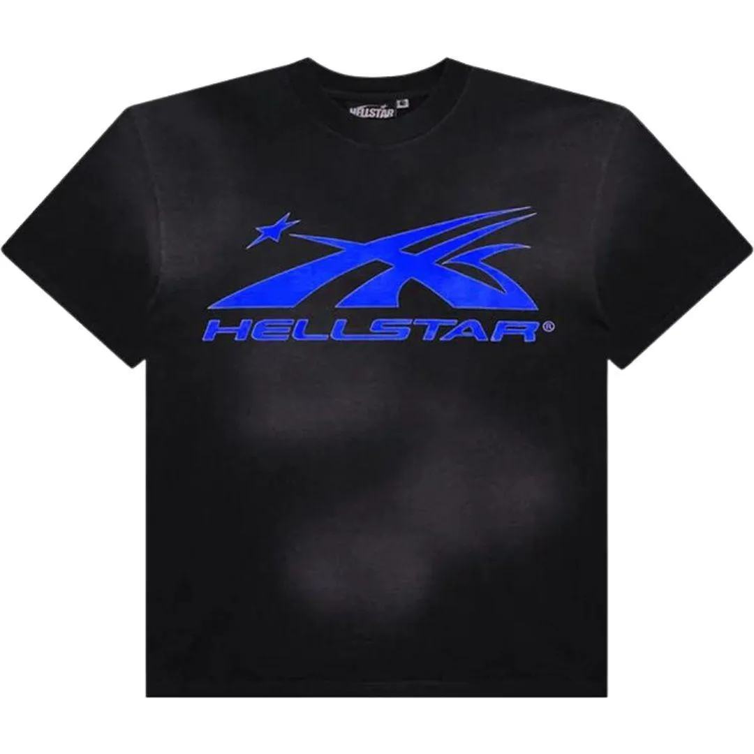 HELLSTAR GEL SPORT LOGO T-SHIRT ROYAL BLUE/BLACK