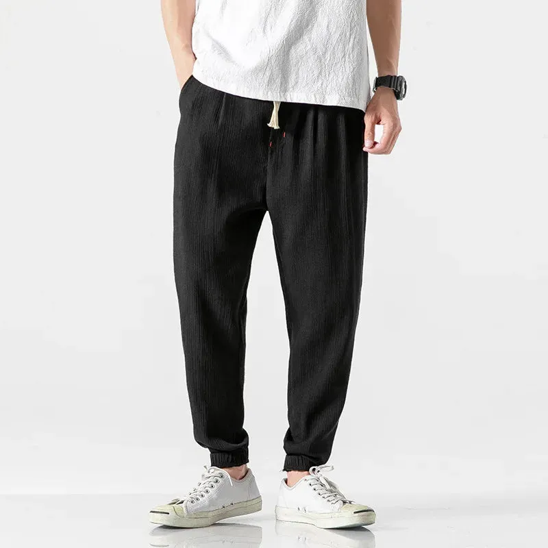 HIKARI LINEN JOGGERS
