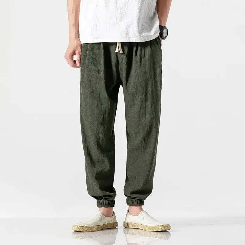 HIKARI LINEN JOGGERS