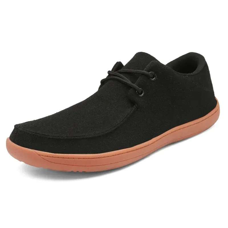 Hnzxzm Minimalist Wide Barefoot Shoes Non-slip Walking Sports Shoes Classic Fashion Ankle Shoe Men's Sneakers Plus Size Footwear