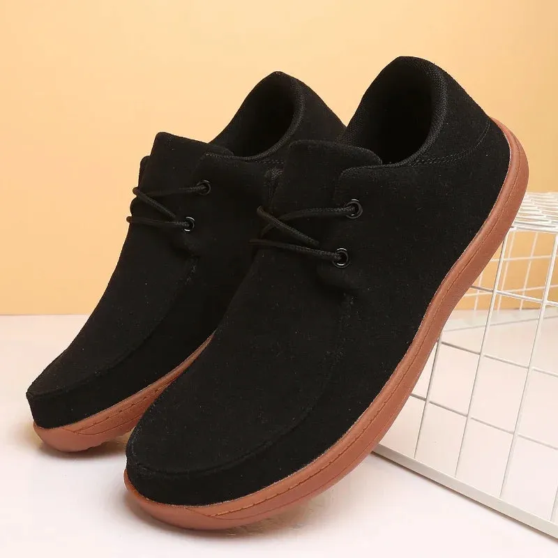Hnzxzm Minimalist Wide Barefoot Shoes Non-slip Walking Sports Shoes Classic Fashion Ankle Shoe Men's Sneakers Plus Size Footwear