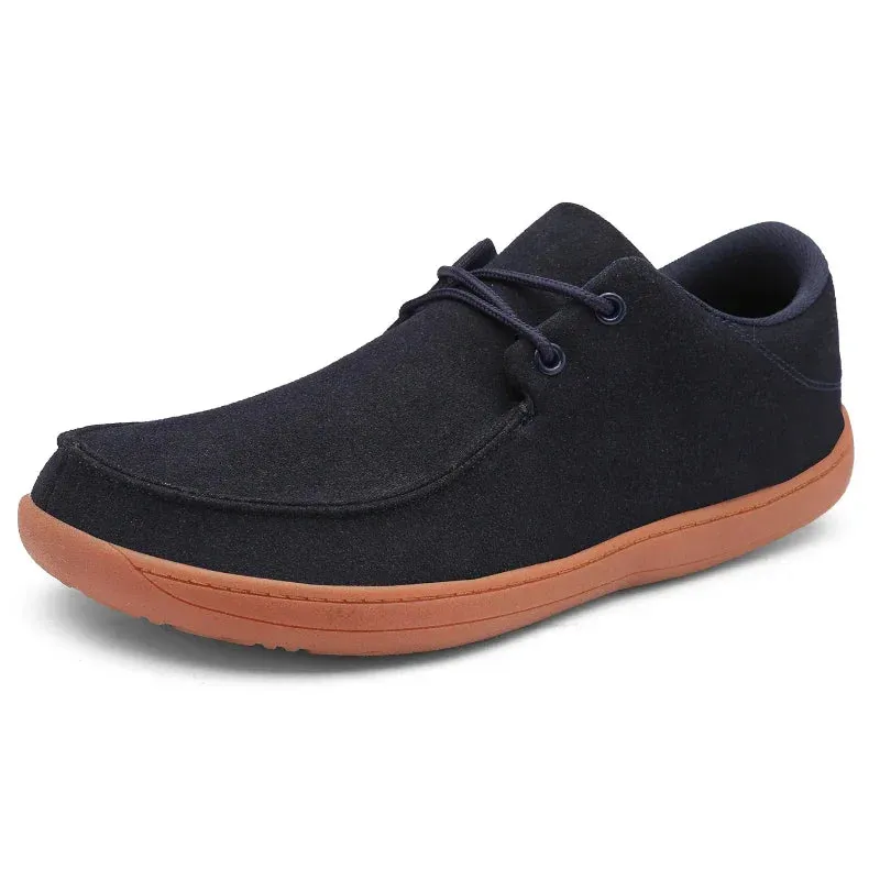 Hnzxzm Minimalist Wide Barefoot Shoes Non-slip Walking Sports Shoes Classic Fashion Ankle Shoe Men's Sneakers Plus Size Footwear