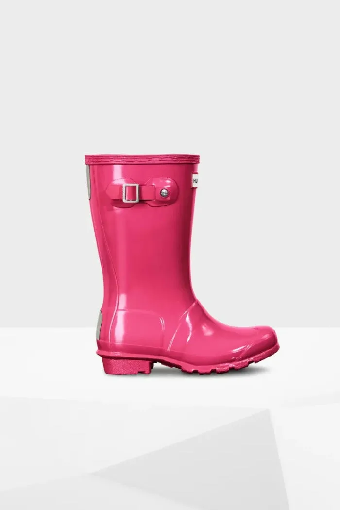 HUNTER ORIGINAL KIDS GLOSS RAINBOOTS