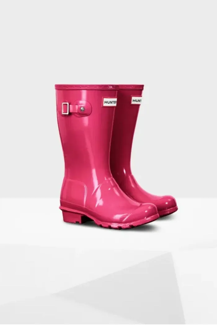 HUNTER ORIGINAL KIDS GLOSS RAINBOOTS