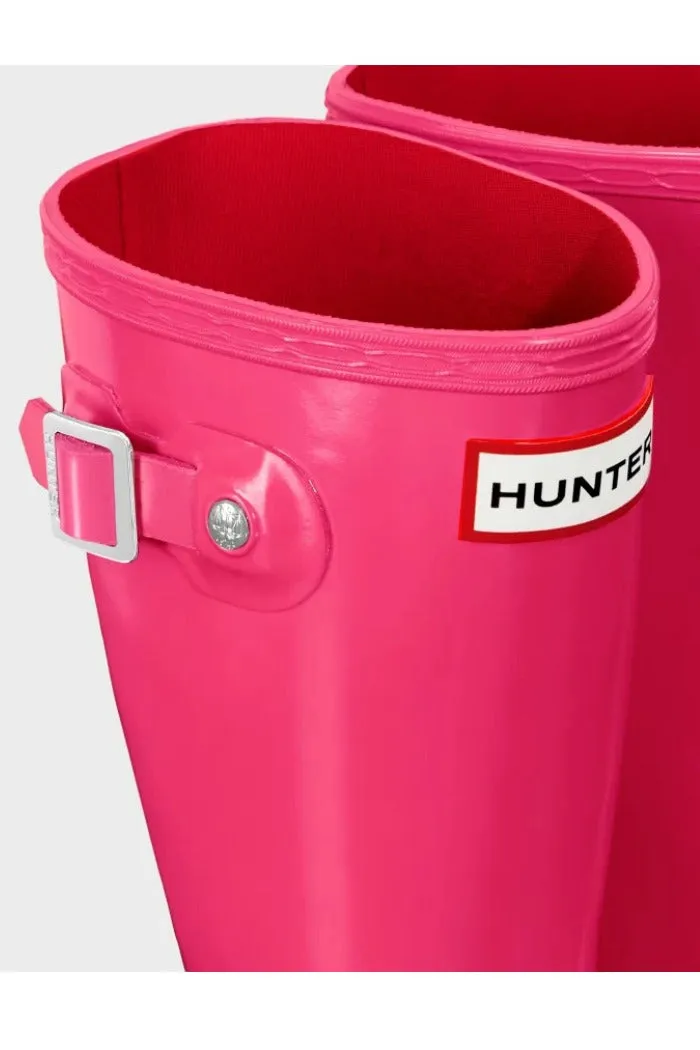 HUNTER ORIGINAL KIDS GLOSS RAINBOOTS