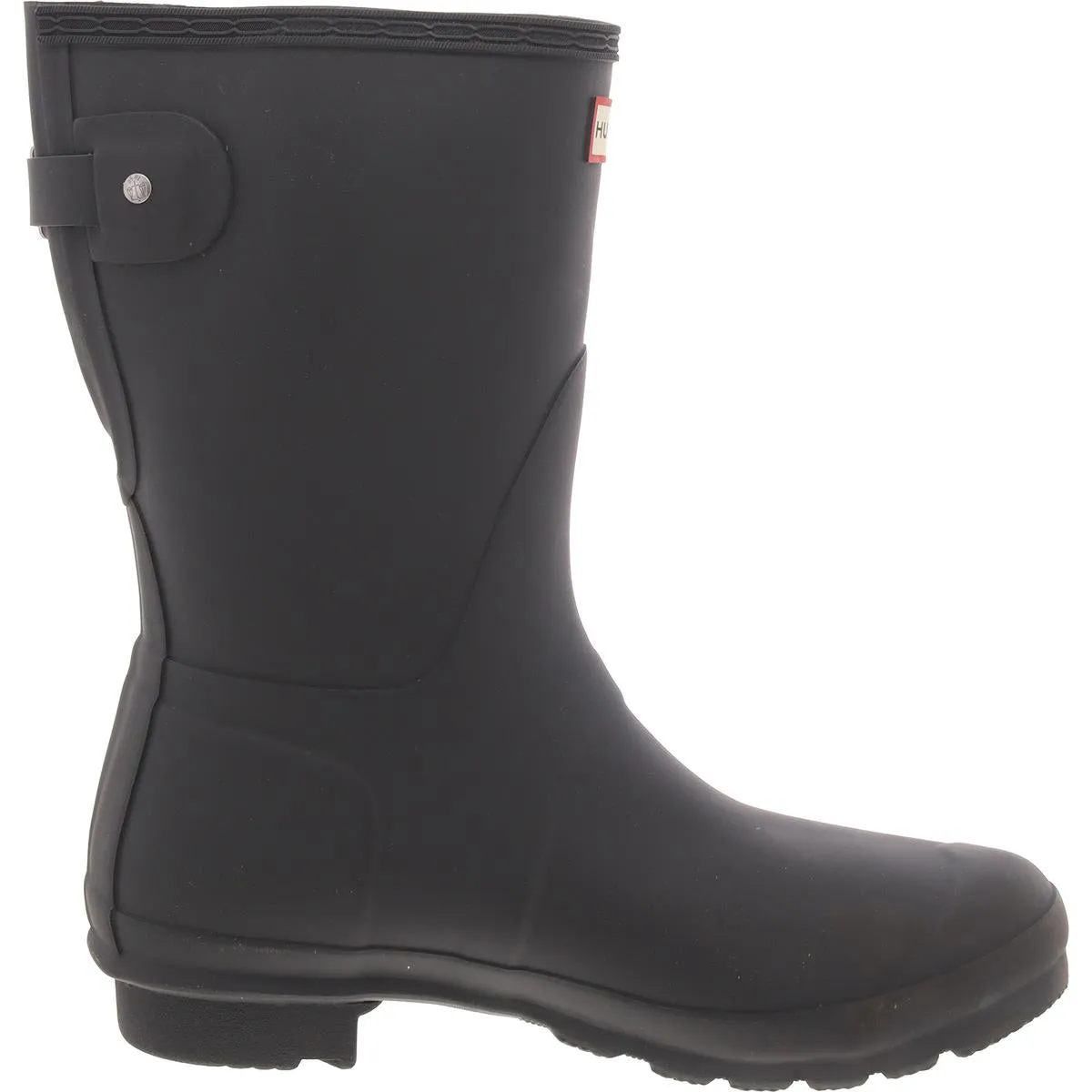 Hunter Womens Original Back Adj Short Mid Calf Pull On Rain Boots