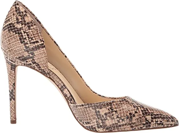 Jessica Simpson Prizma Womens Heels Natural Snake Print Pointed Toe Stiletto Pumps