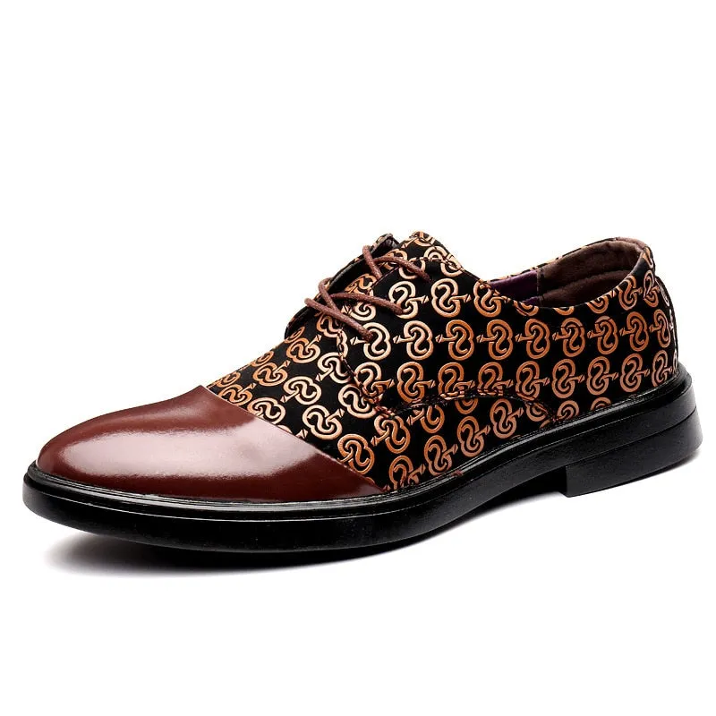 Jinquedai Slip on Men Dress Shoes Fashion Male Oxfords Italian Business Formal Men's Shoes New Wedding Party Leather Mens Suits Shoe