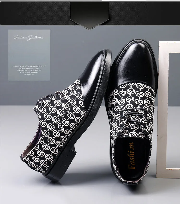 Jinquedai Slip on Men Dress Shoes Fashion Male Oxfords Italian Business Formal Men's Shoes New Wedding Party Leather Mens Suits Shoe